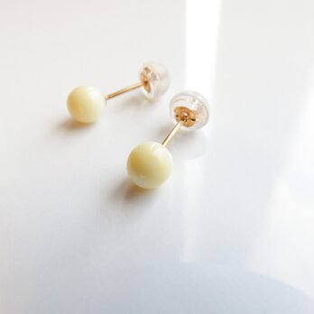 k10✼Makkoh 5mm pierced earrings ✤ 御予約品 ✤