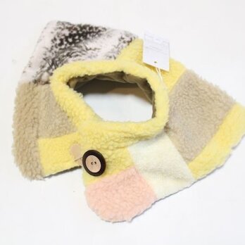 patch attached collar c/#yellowの画像