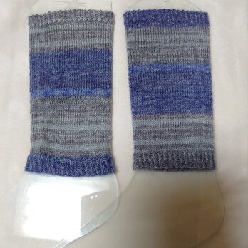 手編み靴下 ショートウォーマー sock yarn 10の画像
