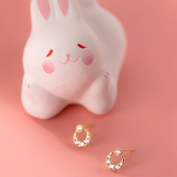 ピアス レディース 金属アレルギー対応 月 ムーン 三日月 透かし