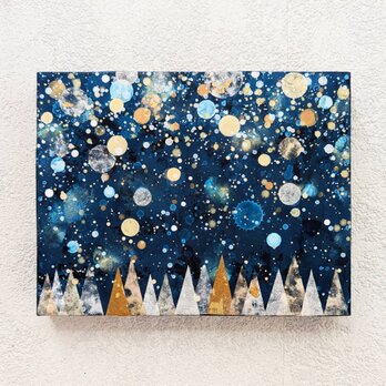 雪の森F0号　アクリル原画の画像