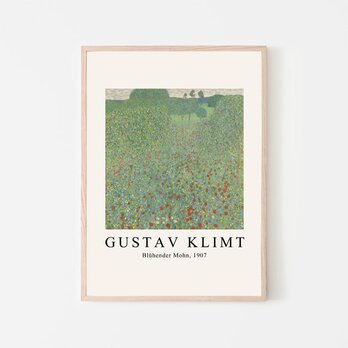 グスタフクリムト ”Blühender Mohn” / アートポスター 写真 絵画 アート 美術 名画 Klimtの画像