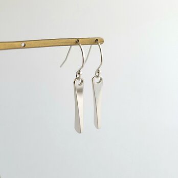 Zipper Pierced Earrings / SV925の画像