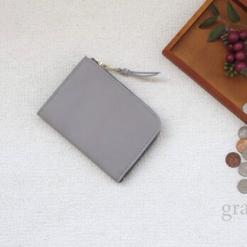 L字ファスナー財布　（gray）の画像