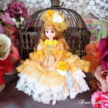 ロリータロマンス フェアリーシンフォニー お花畑に天使が舞うフリルドールドレス豪華4点セットの画像