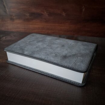 《四六判サイズ》レザーブックカバー（ブラック）