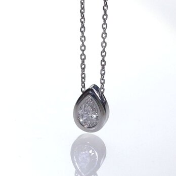 Pt900 ダイヤモンドペンダント　0.500ct(中宝ソーティング付き)　の画像