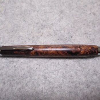 ローズウッドバール　椿油仕上げ　木軸シャープペンシル（0.5ミリ）　希少材の画像