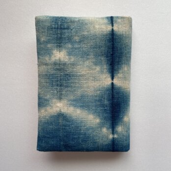 藍染ブックカバー 文庫本サイズ(厚さ2cm程度に対応)の画像