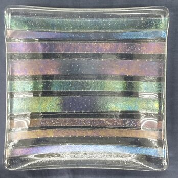 キラキラシックな縞模様の皿ＳＤ５０１の画像
