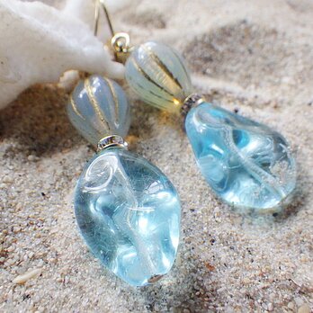 Mermaid's Perfume Bottle Earrings　B 人魚姫の香水瓶ピアス/イヤリングの画像