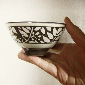 ナナカマドの飯茶碗（透明）の画像