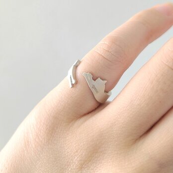 『nyan』 RING / SV925 ネコ 猫 ねこの画像