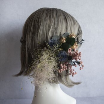 【再販】けむりの木とペッパーベリーのヘッドドレスの画像