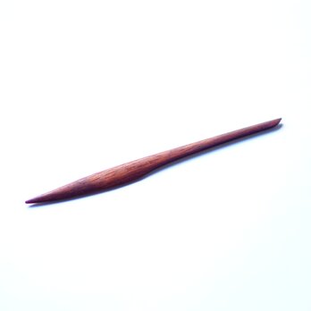 木のペーパーナイフ 大（ブビンガ）A037-0の画像