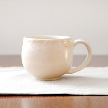 [outlet] 桜花窯変釉のほっこり丸いマグカップの画像