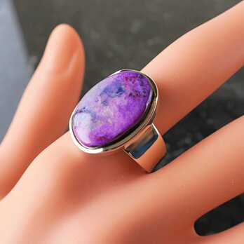 スギライトSV925リング Sugilite SV925 ring #17の画像