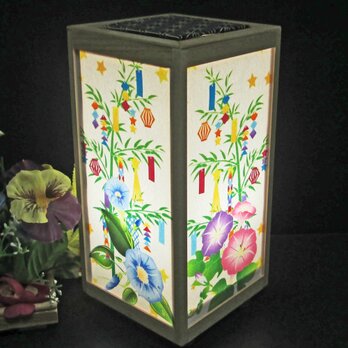 七夕飾り　華燭の宿り木　桧枠造・LED・厚上質紙張貼・軽量／PK-059の画像