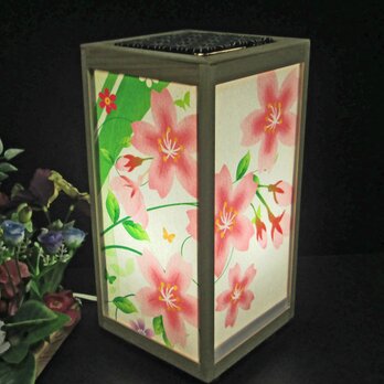 桜香りの温もり　華燭の宿り木　桧枠造・LED・厚上質紙張貼・軽量／PK-023の画像