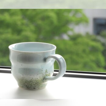 有田焼：萌黄マグカップ（小）の画像