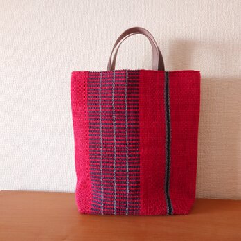 『TATAMI tote×shoulderbag 』畳織り鞄 手織り 手持ち肩掛け2wayバッグの画像