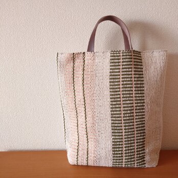 SALE‼️『TATAMI tote×shoulderbag 』畳織り鞄 手織り 手持ち肩掛け2wayバッグの画像