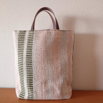 SALE‼️『TATAMI tote×shoulderbag 』畳織り鞄 手織り 手持ち肩掛け2wayバッグの画像
