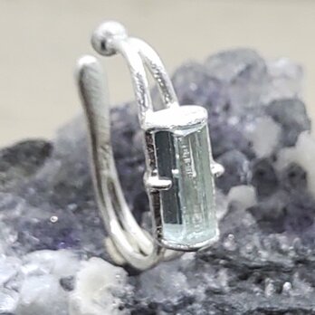 aquamarine＊925イヤーカフの画像