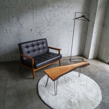ソメイヨシノの一枚板 ローテーブル （高さ・カラー変更無料）の画像