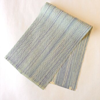 絹手染ハギレ（12cm×36cm  スモーキーカラー）の画像