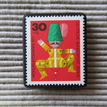 ドイツ　おもちゃ切手ブローチ　8505の画像