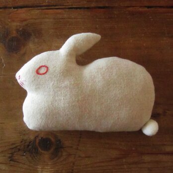 " Stickitten" rabbit loaf コットンビエラ/ 生成りの画像