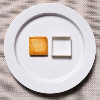 正方形：4cm（クッキーカッター・クッキー型）の画像