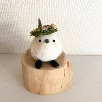 シマエナガちゃん　花かんむり　アロマ　母の日ギフトの画像