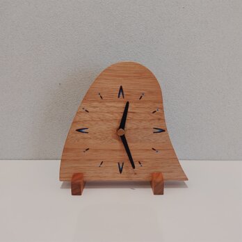 置き･壁掛け兼用 時計　　～オニグルミ材～の画像