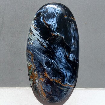 ギラギラ★ピーターサイト[79] 45x24mm　天然石 / カボション / ルース