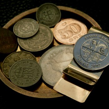 ＃M23 Island Coin Money Clipの画像