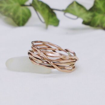 Spiral ring（銅）の画像