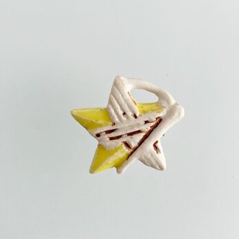 星の糸［陶器ブローチ］の画像