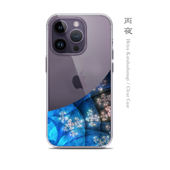 丙夜 - 和風 iPhone クリアケース【iPhone15/15Pro/15ProMax/15Plusも対応】の画像