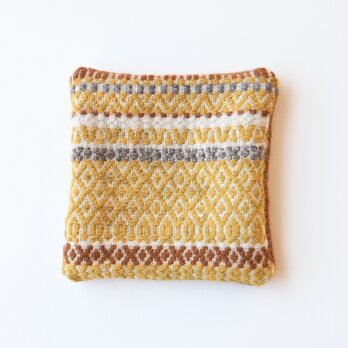 バラの小道のコースター　yellow × brown 3の画像