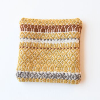 バラの小道のコースター yellow×brown 2の画像