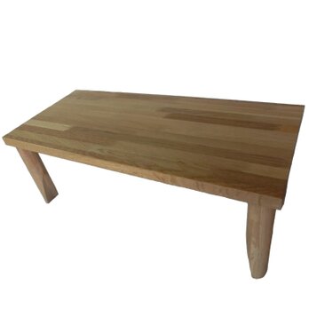 サイドテーブル 木製 天然杢楢無垢集成材 W68D30H25の画像