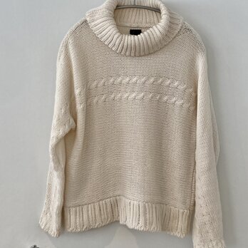Juna Cable Cotton Sweaterの画像