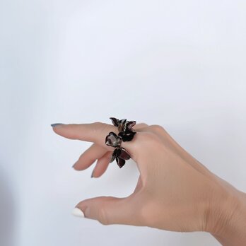 Black Cleopatra Ring-Tansui Pearlの画像