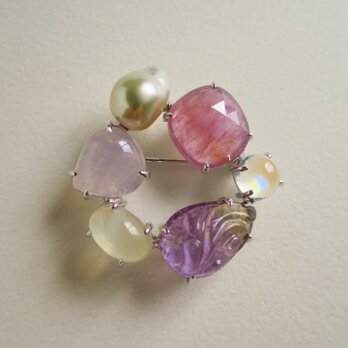 ＳＶ　Pastel　color Brooch and Pendantの画像