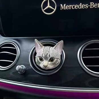オーダーメイド　愛犬・愛猫ペット　車用香水 クリップ型の画像