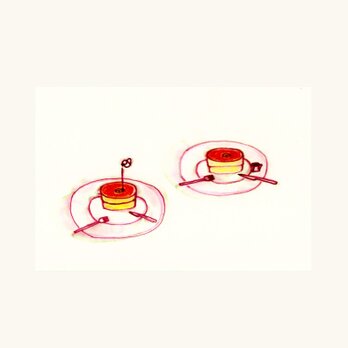 ⑤「ホットケーキ」ポストカード・3枚セットの画像
