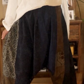 正絹着物からサルエルパンツ