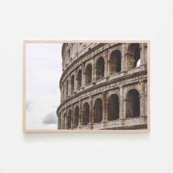 コロッセウム / アートポスター インテリア 2L〜 アート写真 横長 コロッセオ イタリア ローマ 建築物 粒子の画像